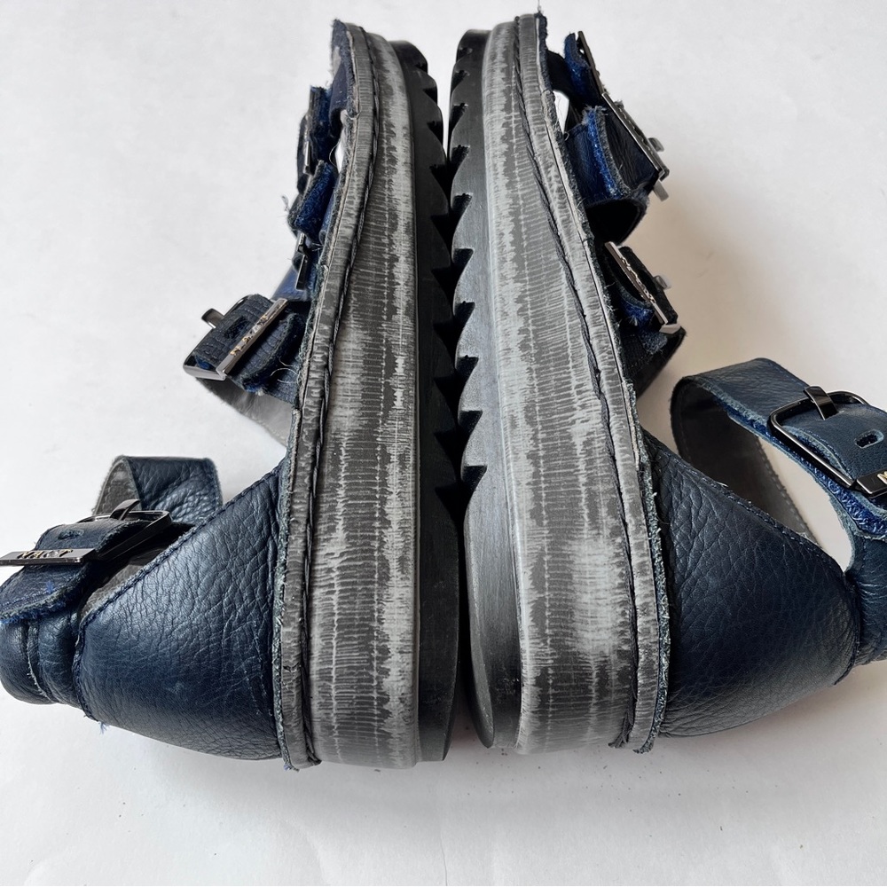 Naot Gladiator Navy Blue Leather Strappy Sandal Size EUR 36 US 5 - Picture 8 of 11